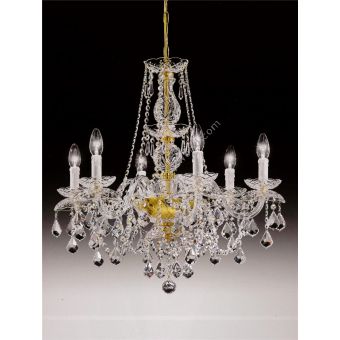 Italian Luxury Lighting / Chandeliers / Elegance Crystal 6 Lights D1306 006
