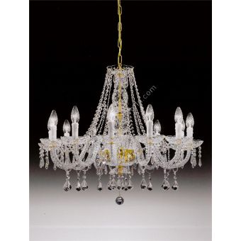 Italian Luxury Lighting / Chandeliers / Elegance Crystal 12 Lights D1307 012