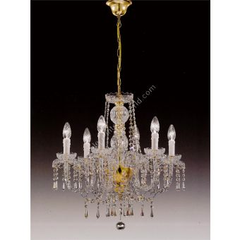 Italian Luxury Lighting / Chandeliers / Elegance Crystal 6 Lights D1310 006