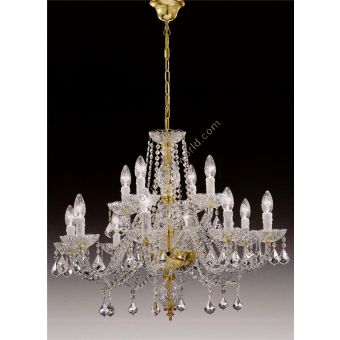 Italian Luxury Lighting / Chandeliers / Elegance Crystal 12 Lights D1315 012