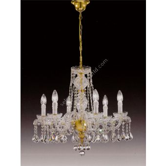 Italian Luxury Lighting / Chandeliers / Elegance Crystal 6 Lights D1317 006