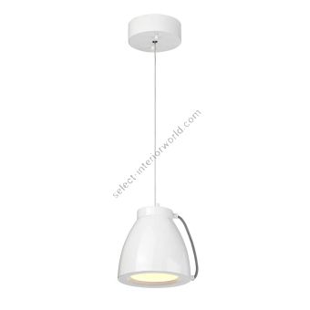 Elstead Lighting / Pendant Lights / Europa 1 Small LED White Painted