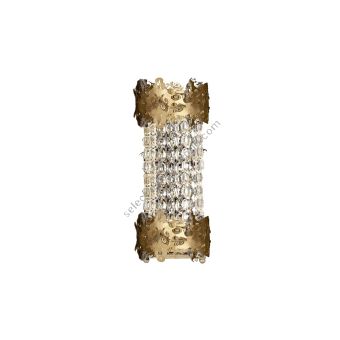 Mechini / Table Lamps / Wrought Iron with Clear Bohemian Crystal F292/2