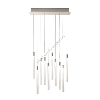 Fabbian / LED Ceiling Lights / Multispot Tooby F32 10 spots 60x15cm