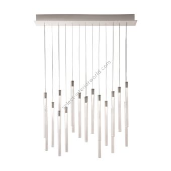 Fabbian / LED Ceiling Lights / Multispot Tooby F32 20 spots 90x15cm