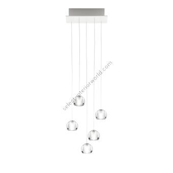 Fabbian / LED Ceiling Lights / Multispot Beluga F32 5 spots 30x15cm