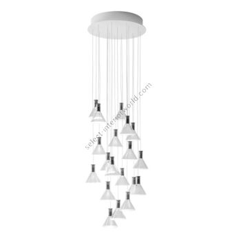 Fabbian / LED Ceiling Lights / Multispot Polair F32 20 spots