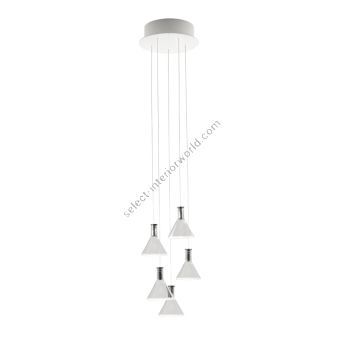 Fabbian / LED Ceiling Lights / Multispot Polair F32 5 spots