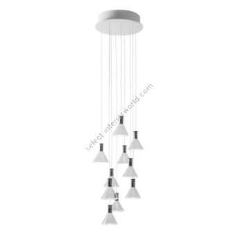 Fabbian / LED Ceiling Lights / Multispot Polair F32 10 spots
