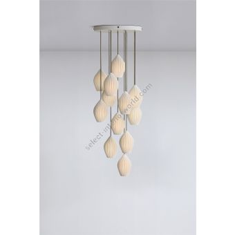 Original BTC / Pendants & Suspension Lights / Fin Grouping of 12