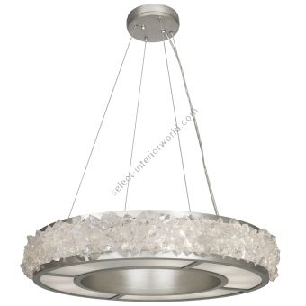 Fine Art Handcrafted Lighting / Pendant Lights / Arctic Halo 30″ Round 878140