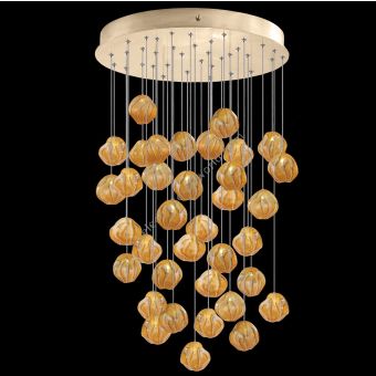 Fine Art Handcrafted Lighting / Pendant Lights / Vesta 34″ Round 867440 