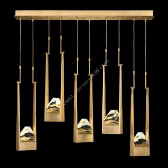 Fine Art Handcrafted Lighting / Pendant Lights / Strata 50″ Linear 932140