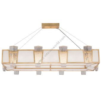 Fine Art Handcrafted Lighting / Pendant Lights / Crownstone 52″ Rectangular 891240