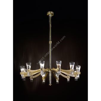 Arte Veneziana / Chandeliers / Flesso Contemporary LCC-GLF-202-LC90