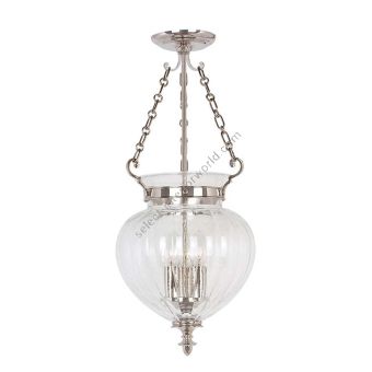 Elstead Lighting / Pendant Lights / Finsbury Park 3 Medium Polished Nickel