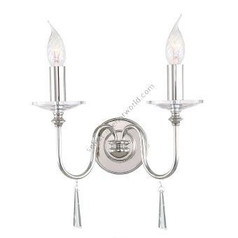 Elstead Lighting / Wall Lights / Finsbury Park 2 Polished Nickel