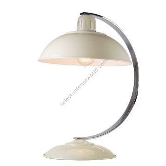 Elstead Lighting / Table Lamps / Franklin 1 Oyster White with Cream Shade