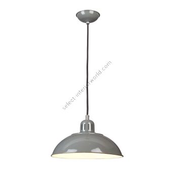 Elstead Lighting / Pendant Lights / Franklin 1 Grey