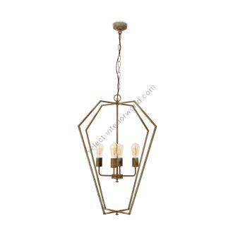 Moretti Luce Pendant Lamp Gemstone 3496 4L