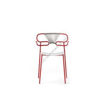 Traba / Chairs / Genoa Met Cross Armchair TR-0048-MET-CROSS