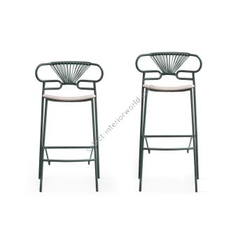 Traba / Stools / Genoa Met Cross Stool TR-0049-MET-CROSS