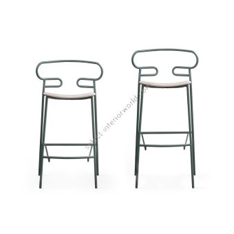 Traba / Stools / Genoa Met Stool TR-0049-MET