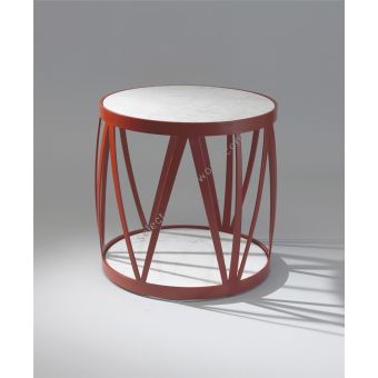 Officina Ciani / Outdoor Coffee tables / with Marble Top GF4023CT-RO Zig zag