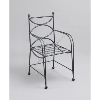 Officina Ciani / Outdoor Chairs / Metal Chair for Garden GF4034CH-B De lys