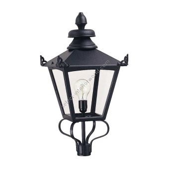 Elstead Lighting / Head for Outdoor Post Lights / Grampian Black