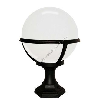 Elstead Lighting / Outdoor Pedestal Lights / Glenbeigh 1 Porch Lantern Black