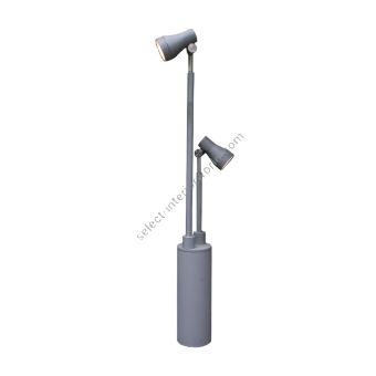 Elstead Lighting / Outdoor Spotlights / Beta Double Head Matt Silver