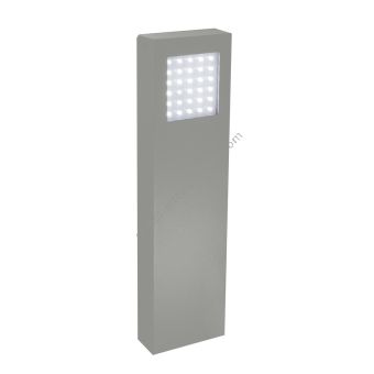 Elstead Lighting / Outdoor Bollard Lights / Beta Mini Double Sided Matt Silver