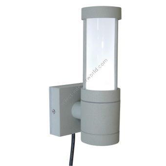 Elstead Lighting / Outdoor Wall Lights / Beta Plain Matt Silver