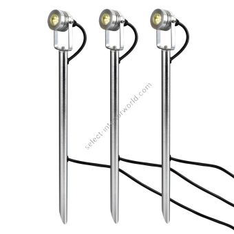 Elstead Lighting / Outdoor Spotlights / Spennymoor 3 x 12V Anodised Aluminium