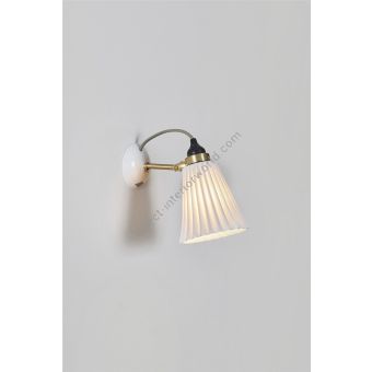 Original BTC / Wall Lights / Hector Pleat Medium Brass