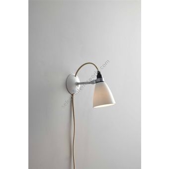 Original BTC / Wall Lights / Hector Small Dome Plug Switch & Cable