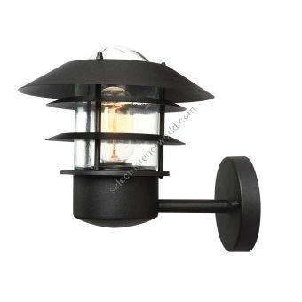 Elstead Lighting / Outdoor Wall Lights / Helsingor 1 Lantern - Black