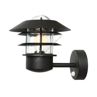 Elstead Lighting / Outdoor Wall Lights / Helsingor 1 PIR Lantern Black