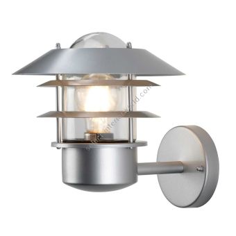 Elstead Lighting / Outdoor Wall Lights / Helsingor Lantern Silver