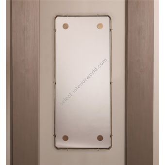 Officina Ciani / Wall Mirrors / Brass with Dots Decorations HF2076MI Domino