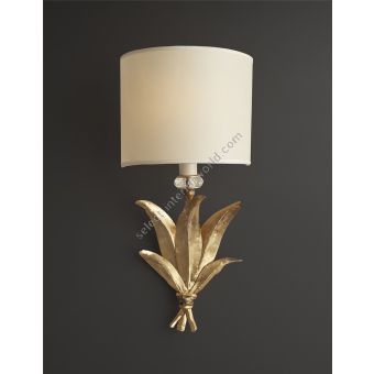 Officina Ciani / Wall Sconces / Iron Rolled Leaves HL1005WA-1 Timeless