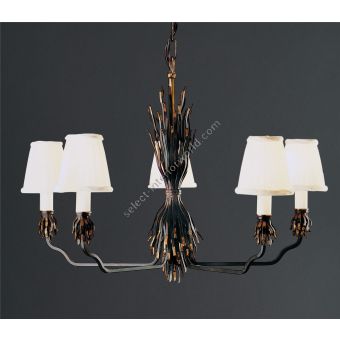 Officina Ciani / Chandeliers / Fabric Shade HL1032CH-5 Fettucce