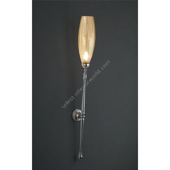 Officina Ciani / Wall Sconces / Iron with Amber Glass HL1043WA-1