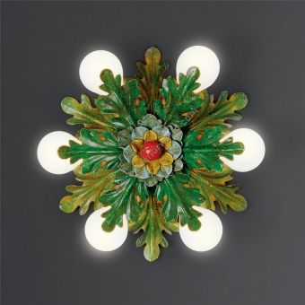 Officina Ciani / LED Ceiling Lights / with Leaves HL1064PL-6
