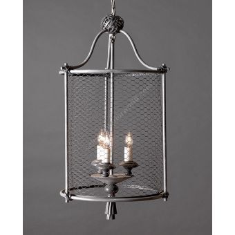 Officina Ciani / Pendants & Suspension Lights / Forged Iron with Grid HL1089CH-3 Rete