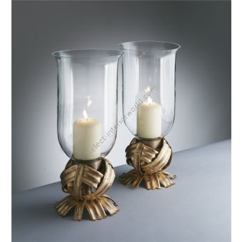 Officina Ciani / Candlesticks / Iron with Glass HL1093CA Effige