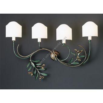 Officina Ciani / Wall Sconces / Metal HL1095WA-4ORIZ Olivo