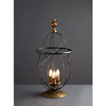 Officina Ciani / Table Lamps / Iron Rod HL1114TA-3 Palla ambra