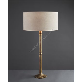 Officina Ciani / Table Lamps / Cast Brass HL1121TA-1 Foglie ottone